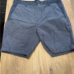 Volcom Men's Dark Blue Flat Front Shorts